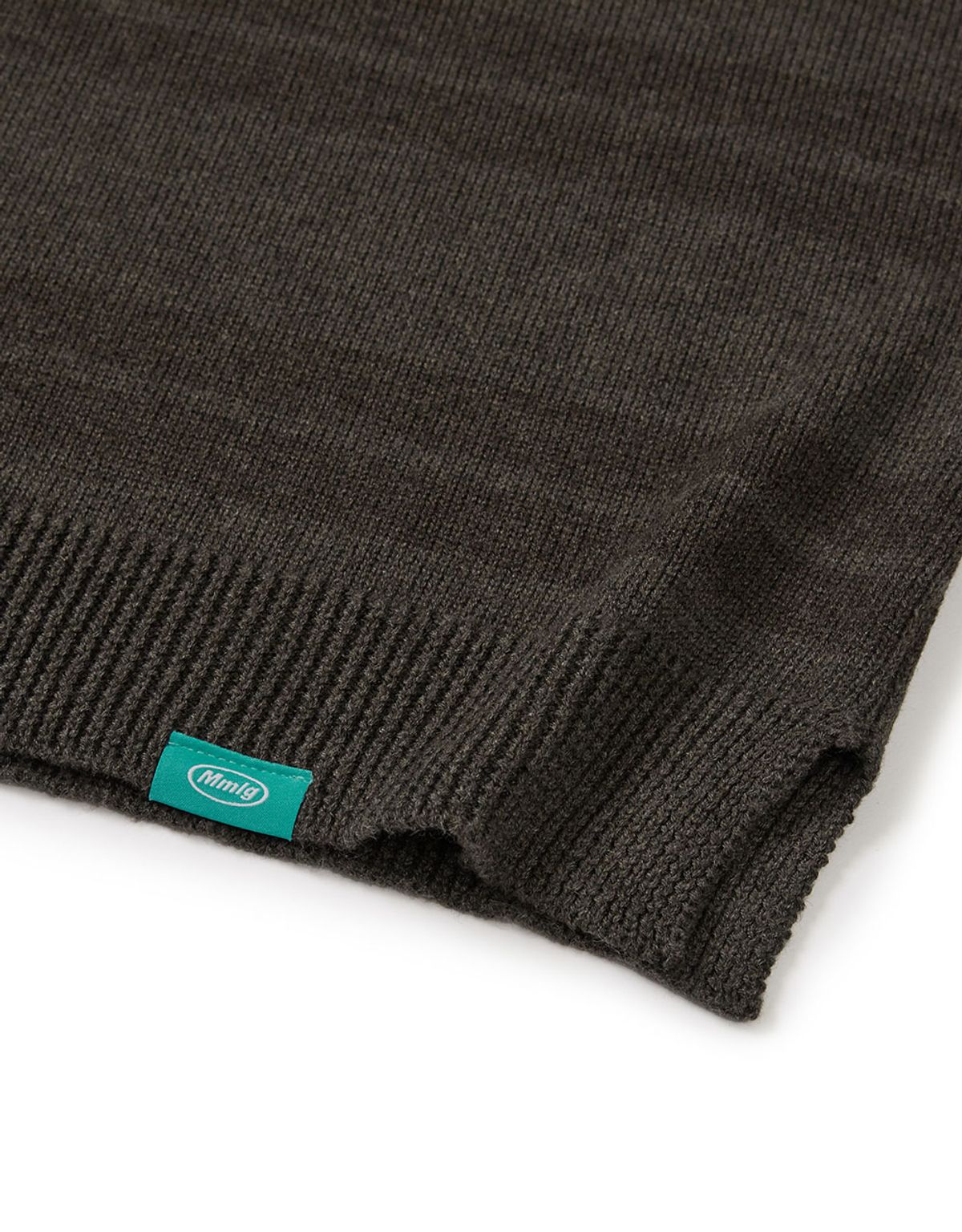 엠엠엘지(MMLG) [Mmlg] STRIPE COLLAR KNIT (BROWN)