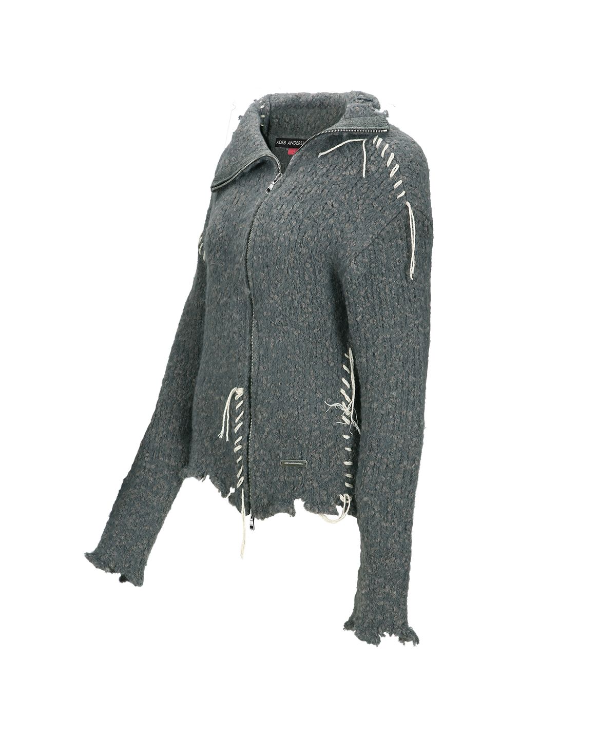앤더슨벨(ADSB ANDERSSON BELL) HARLOW DAMAGED KNIT JACKET atb1388w(GREY)