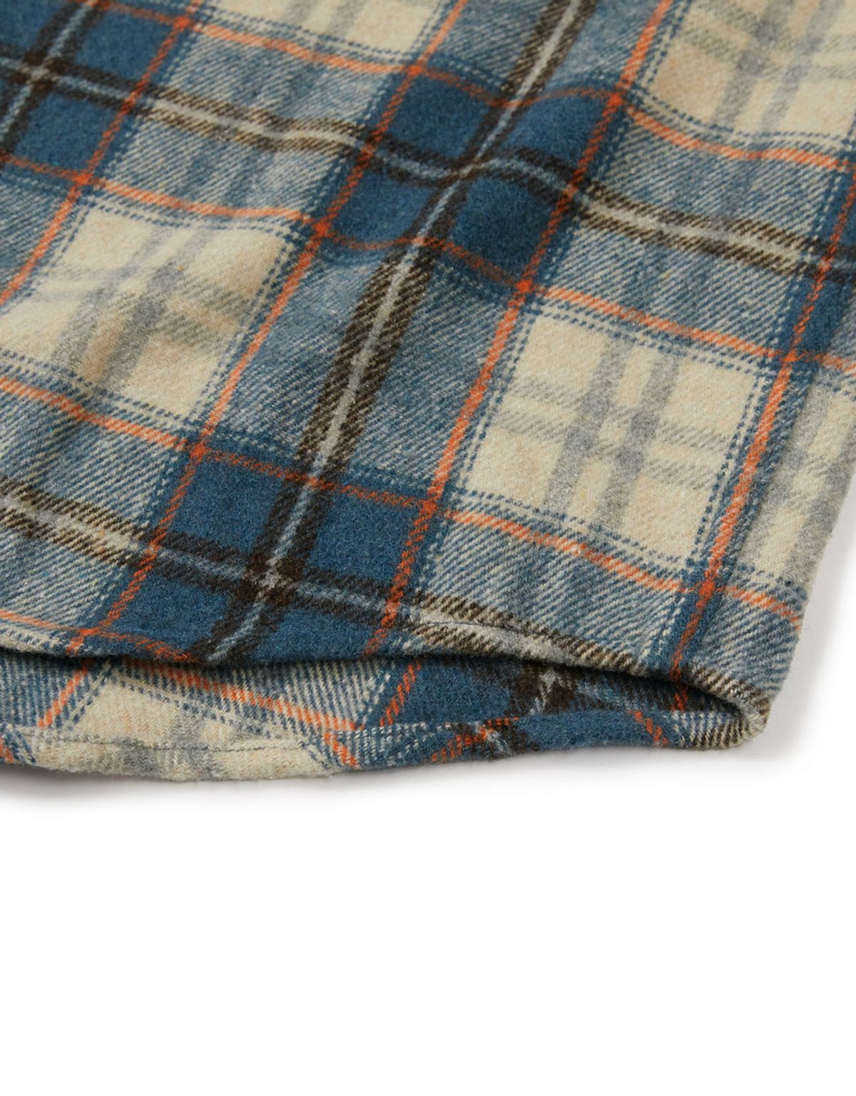 엠엠엘지(MMLG) [Mmlg] PLAID FLANNEL SHIRT (BLUE)