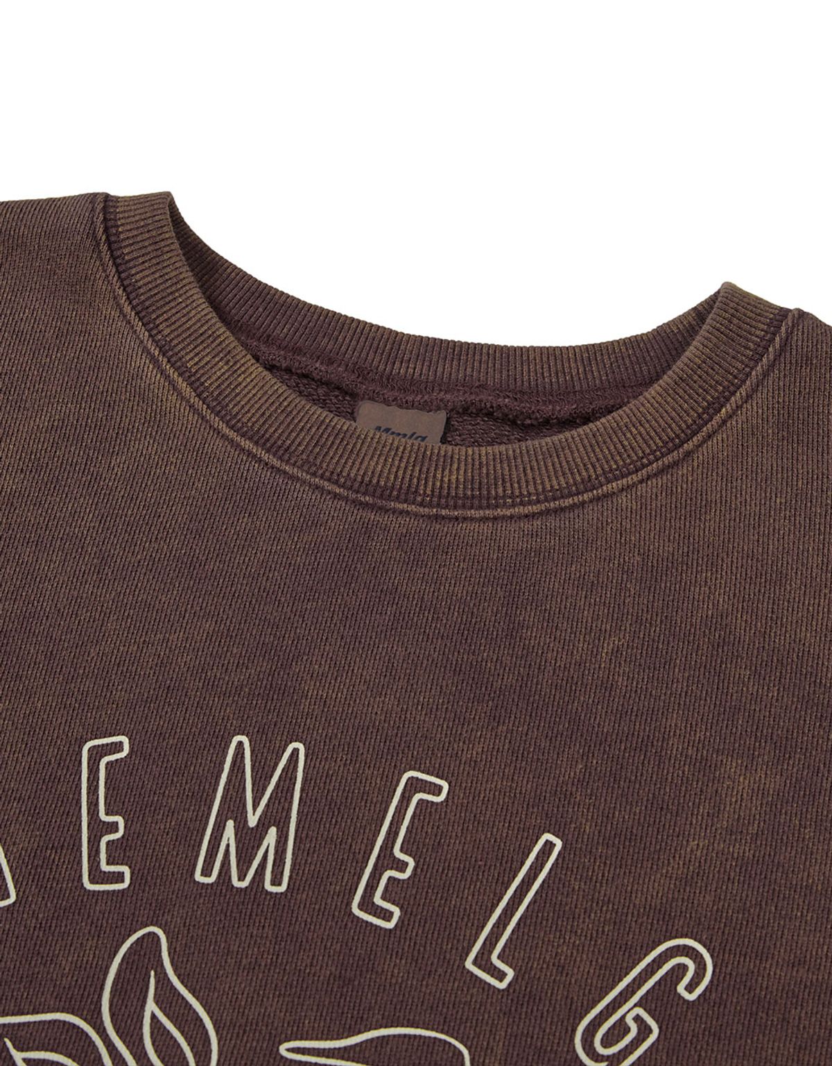 엠엠엘지(MMLG) [Mmlg] WASHED MELGE HIKING SWEAT (GRAPE JUICE)