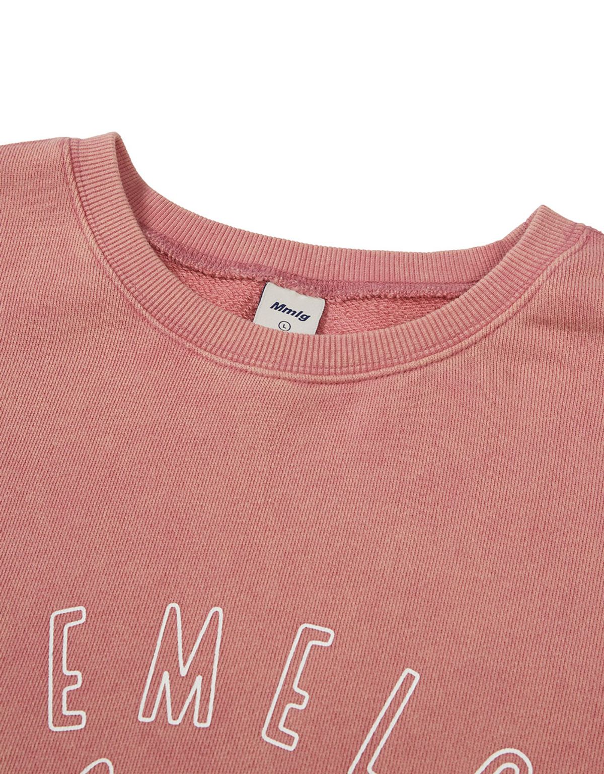 엠엠엘지(MMLG) [Mmlg] WASHED MELGE HIKING SWEAT (PINK PANTHER)