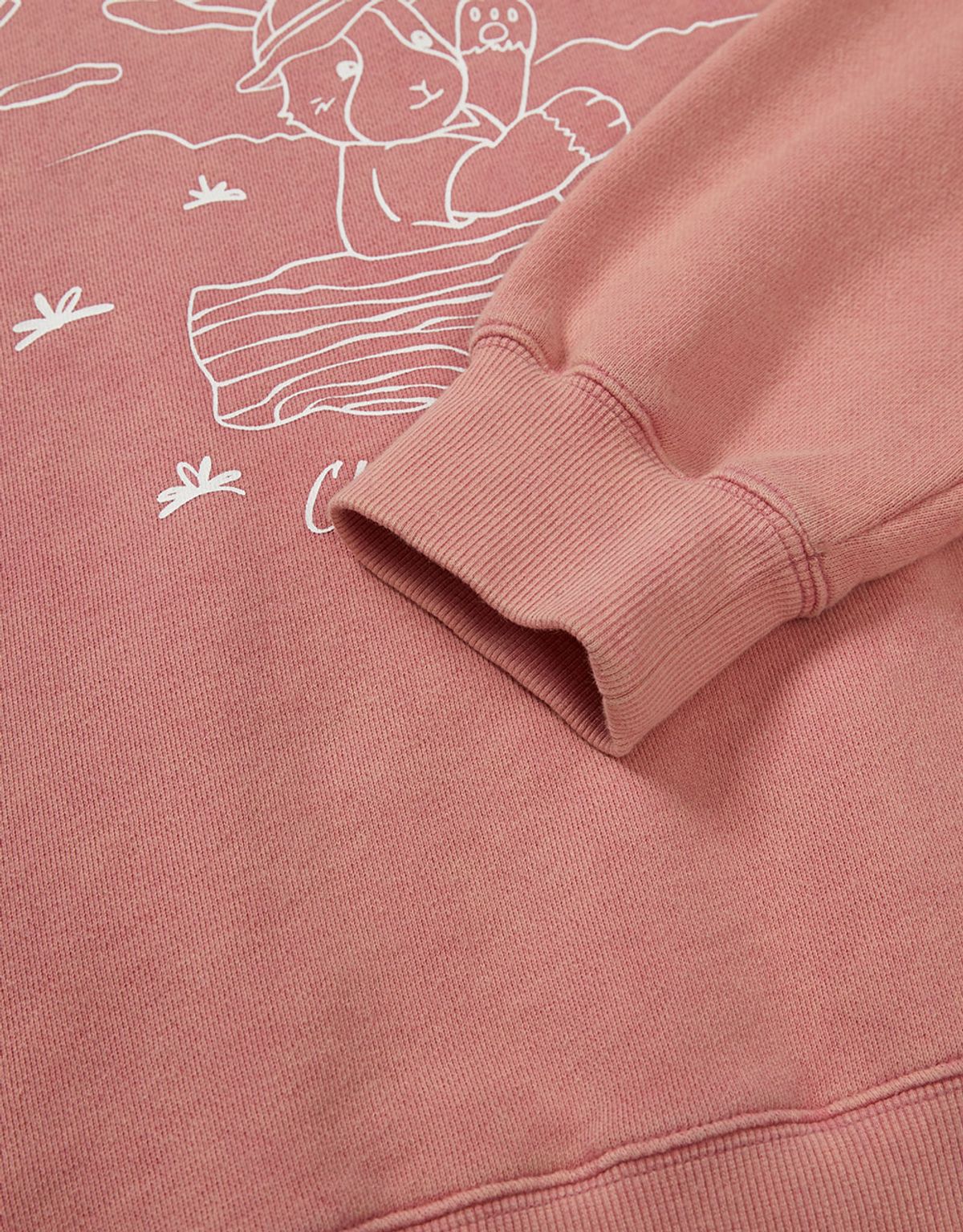 엠엠엘지(MMLG) [Mmlg] WASHED MELGE HIKING SWEAT (PINK PANTHER)