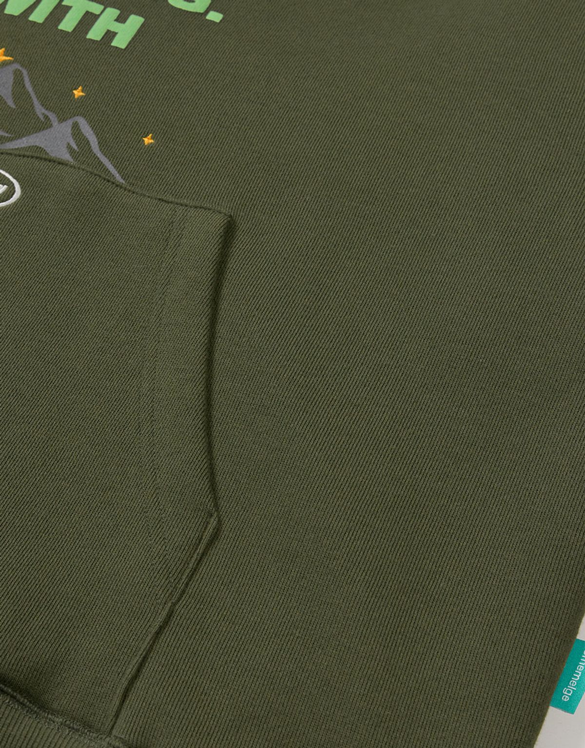 엠엠엘지(MMLG) [Mmlg] JUST WALKING HOODIE (DARK OLIVE)