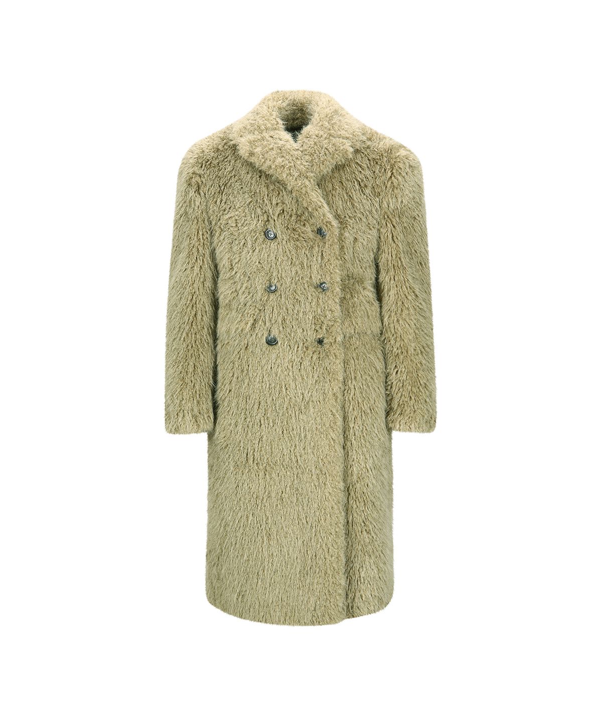 앤더슨벨(ADSB ANDERSSON BELL) FIELDS FUR BUTTONS COAT awa727w(KHAKI)