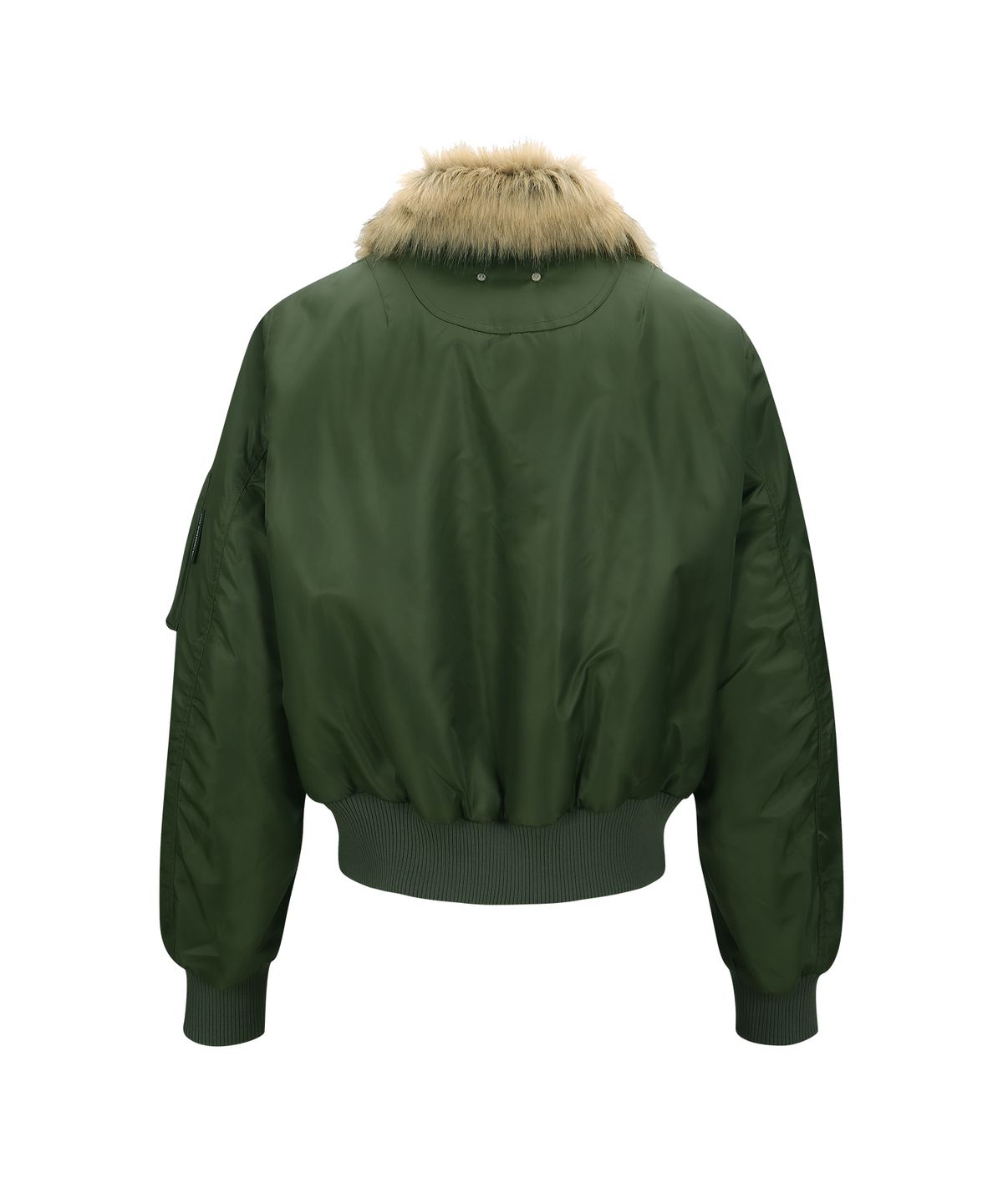 앤더슨벨(ADSB ANDERSSON BELL) FUR COLLAR MA-1 BOMBER awa737u(KHAKI)
