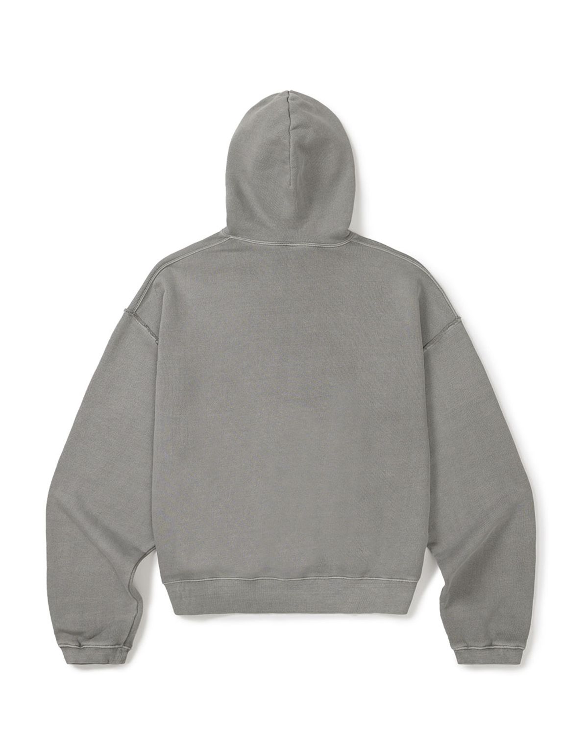 엠엠엘지(MMLG) [Mmlg] DYED DAMAGE EM MOUNTAIN HOODIE (CHARCOAL)