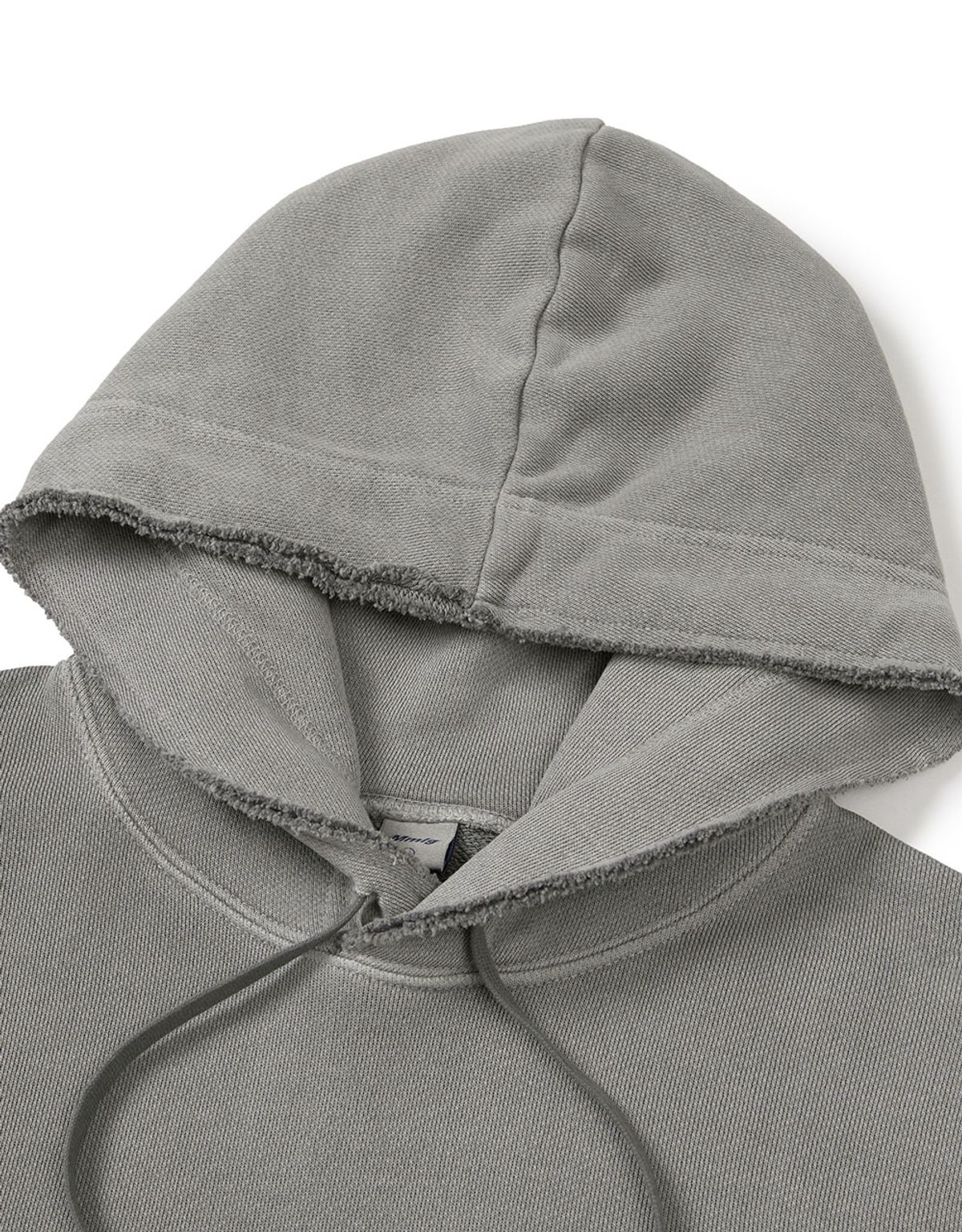 엠엠엘지(MMLG) [Mmlg] DYED DAMAGE EM MOUNTAIN HOODIE (CHARCOAL)