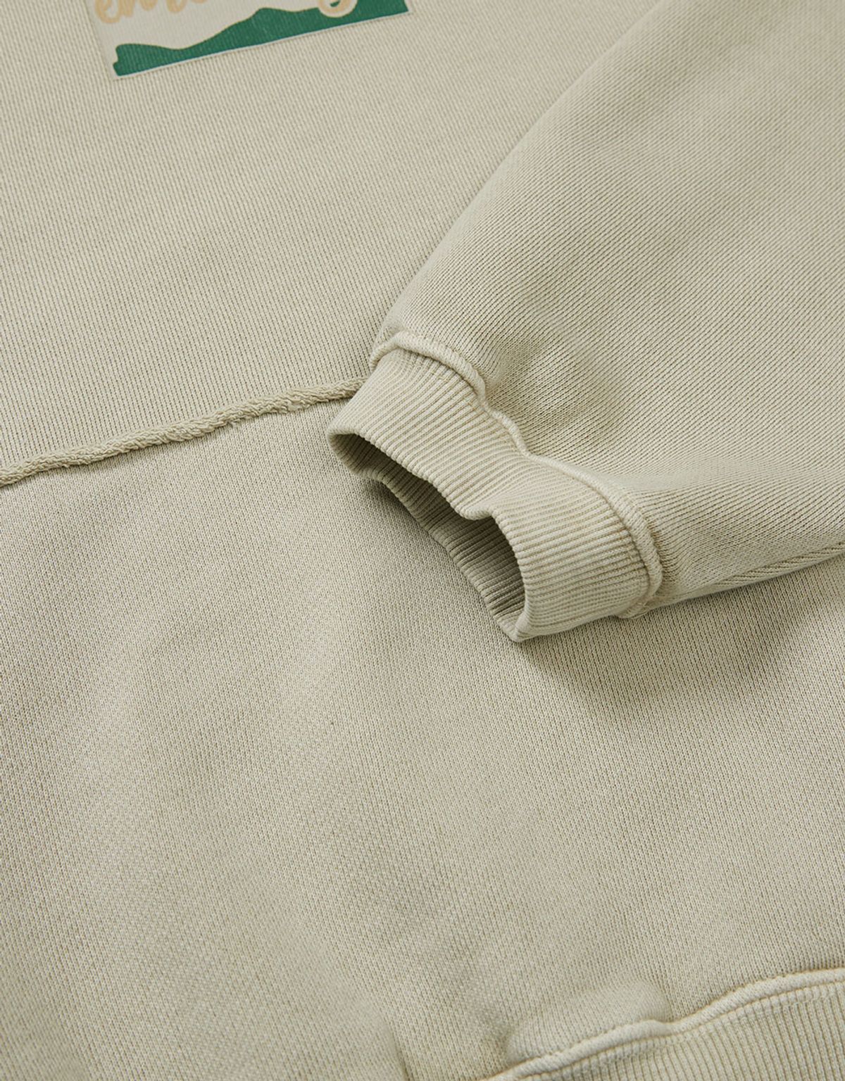 엠엠엘지(MMLG) [Mmlg] DYED DAMAGE EM MOUNTAIN HOODIE (BEIGE)