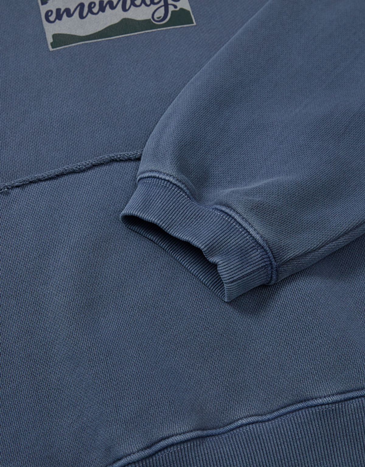 엠엠엘지(MMLG) [Mmlg] DYED DAMAGE EM MOUNTAIN HOODIE (NAVY)