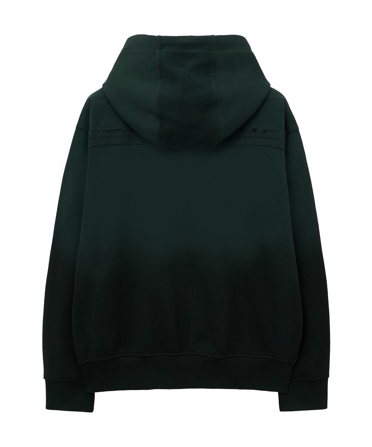 언지미크(UNGIMMICK) SPRAY WASHED HOODED JACKET (DEEP GREEN)