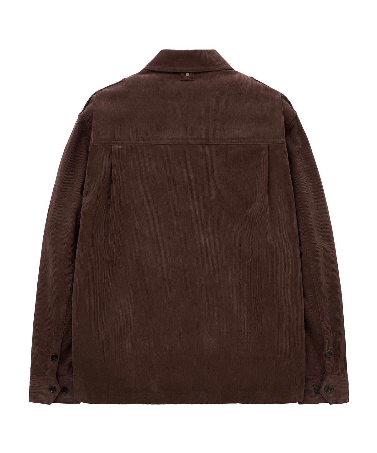 언지미크(UNGIMMICK) EPAULETTE CORDUROY SHIRT JACKET (BURGUNDY)