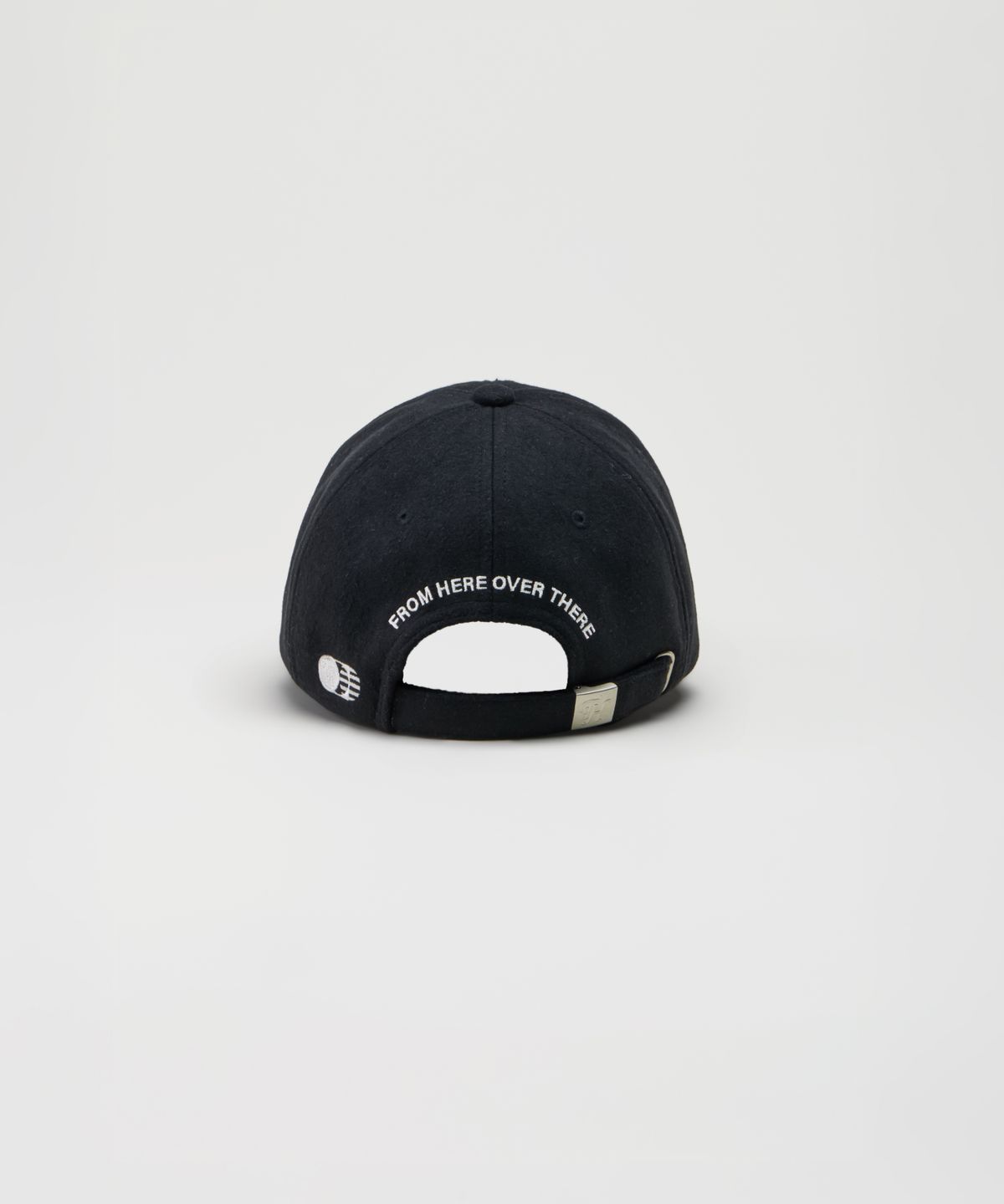 트래픽하모니(TRAFFIC HARMONY) WOOL BLEND TH APPLIQUE LOGO DEEP-FIT BALLCAP_BLACK