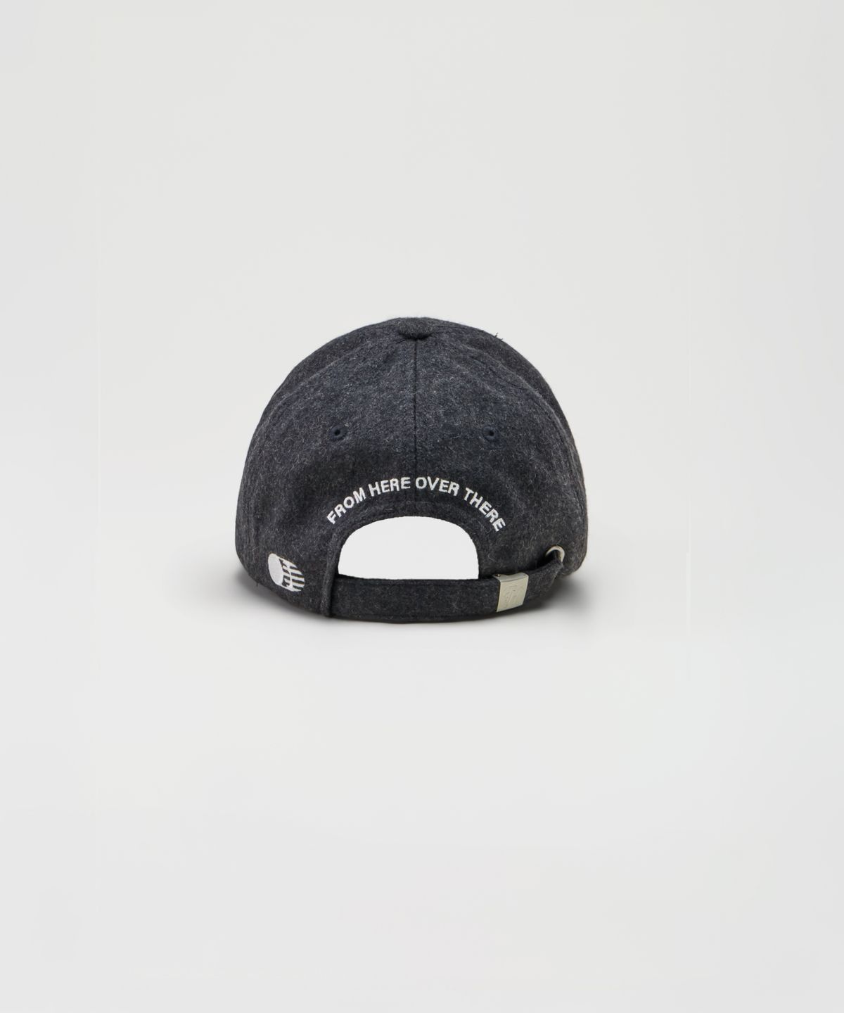 트래픽하모니(TRAFFIC HARMONY) WOOL BLEND TH APPLIQUE LOGO DEEP-FIT BALLCAP_GREY