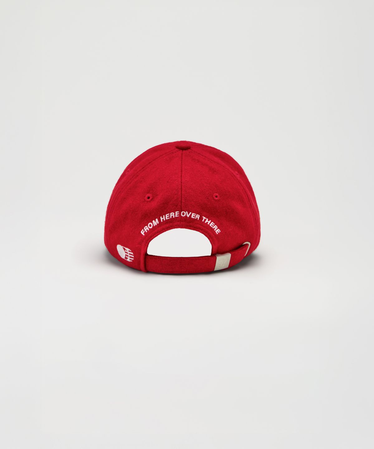 트래픽하모니(TRAFFIC HARMONY) WOOL BLEND TH APPLIQUE LOGO DEEP-FIT BALLCAP_RED