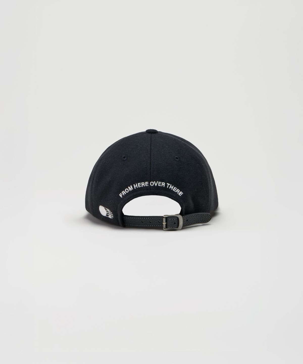 트래픽하모니(TRAFFIC HARMONY) WOOL BLEND TH APPLIQUE LOGO  DEEP-FIT 6-PANEL CAP_BLACK