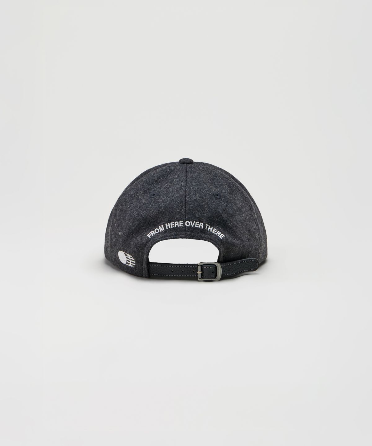 트래픽하모니(TRAFFIC HARMONY) WOOL BLEND TH APPLIQUE LOGO  DEEP-FIT 6-PANEL CAP_GREY