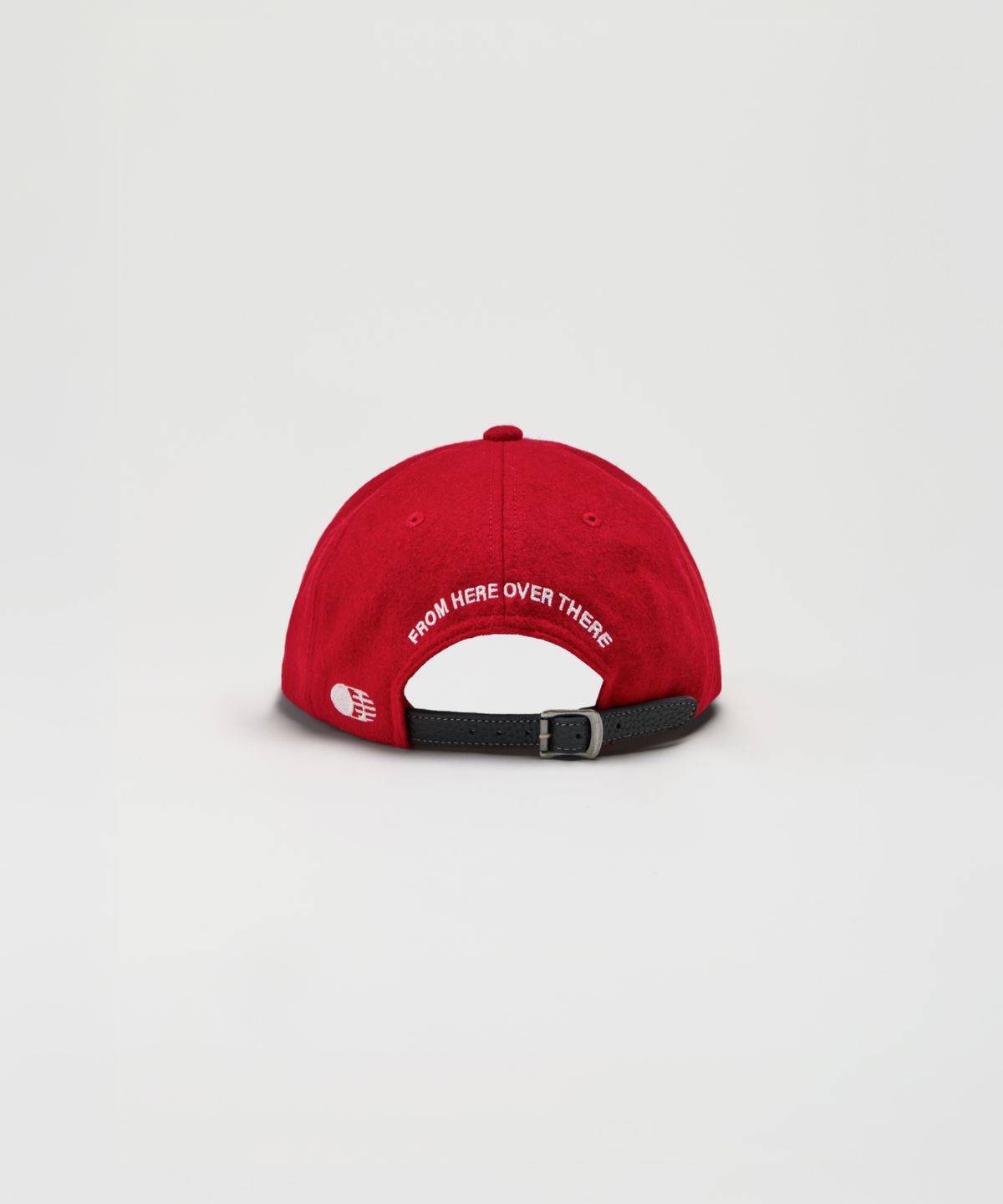 트래픽하모니(TRAFFIC HARMONY) WOOL BLEND TH APPLIQUE LOGO DEEP-FIT 6-PANEL CAP_RED