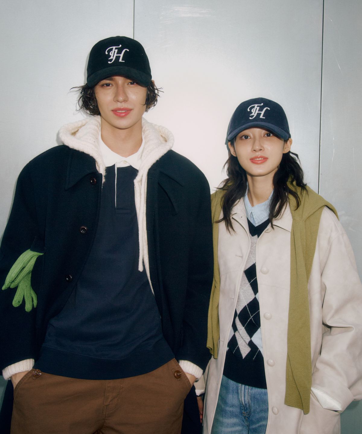 트래픽하모니(TRAFFIC HARMONY) CORDUROY TH LOGO DEEP-FIT BALLCAP_BLACK