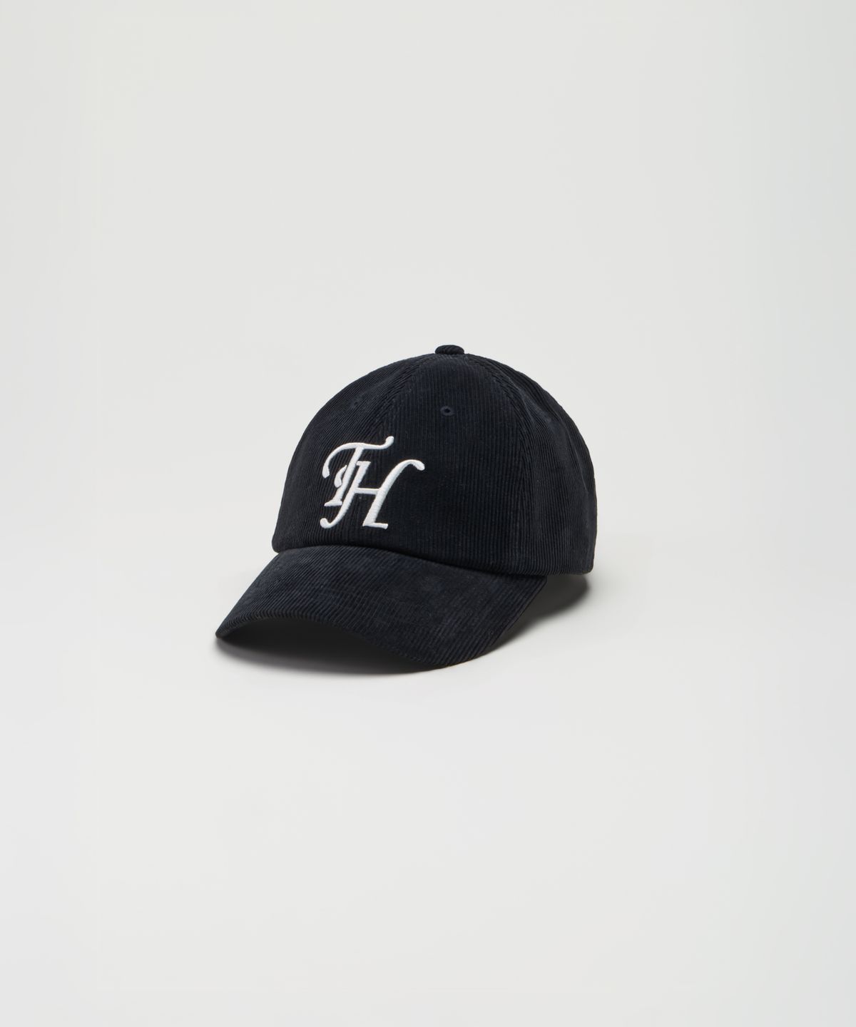 트래픽하모니(TRAFFIC HARMONY) CORDUROY TH LOGO DEEP-FIT BALLCAP_BLACK