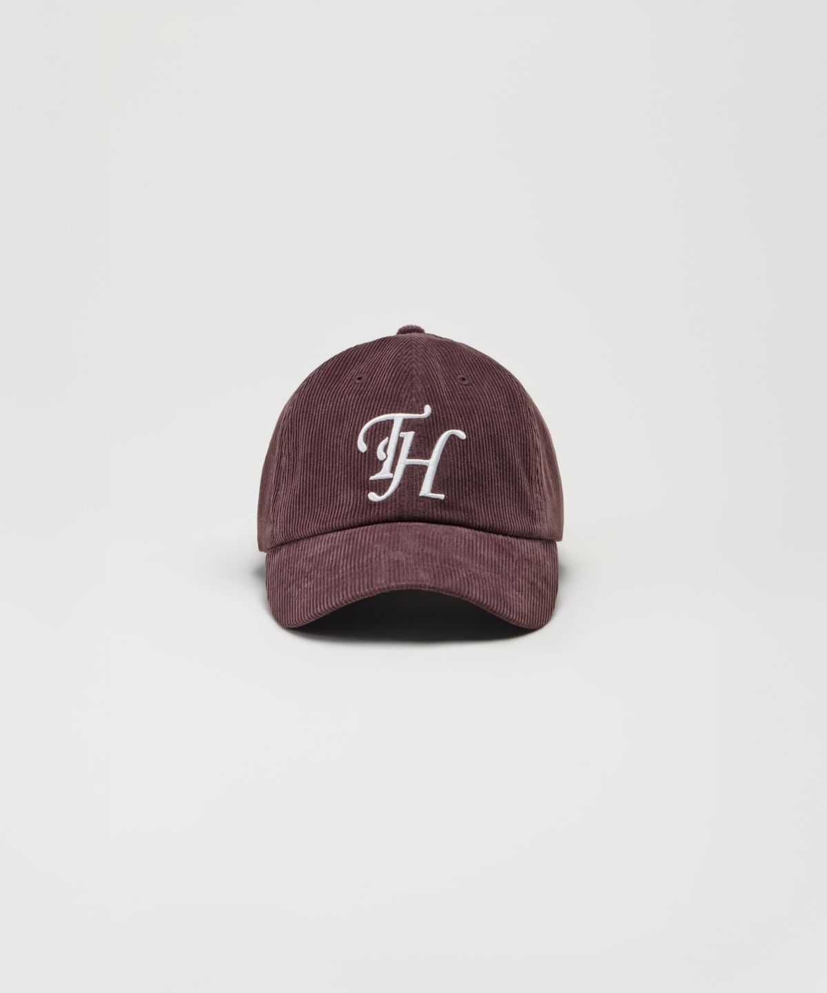 트래픽하모니(TRAFFIC HARMONY) CORDUROY TH LOGO DEEP-FIT BALLCAP_BROWN