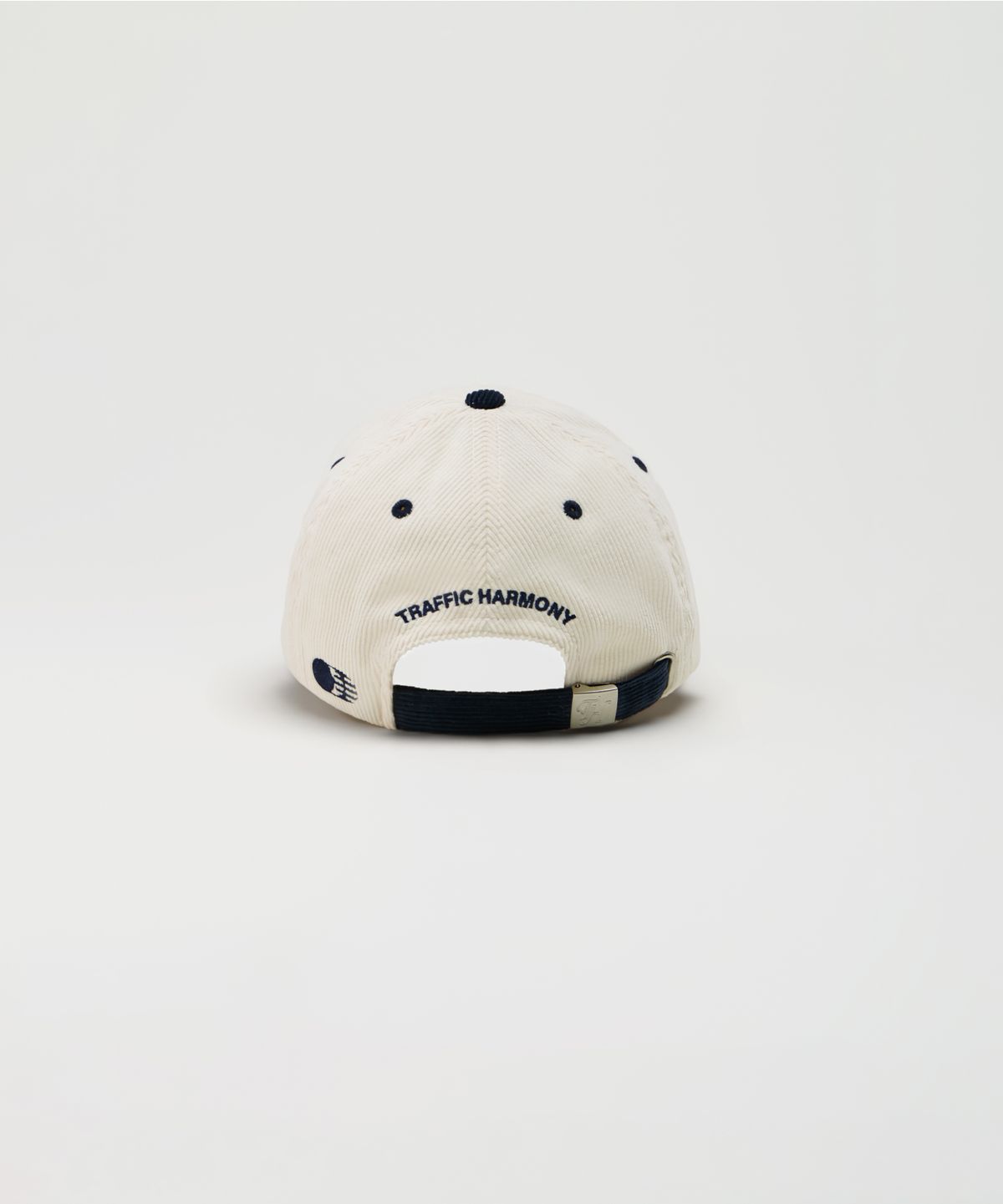 트래픽하모니(TRAFFIC HARMONY) CORDUROY ROUND LOGO DEEP-FIT BALLCAP_NAVY