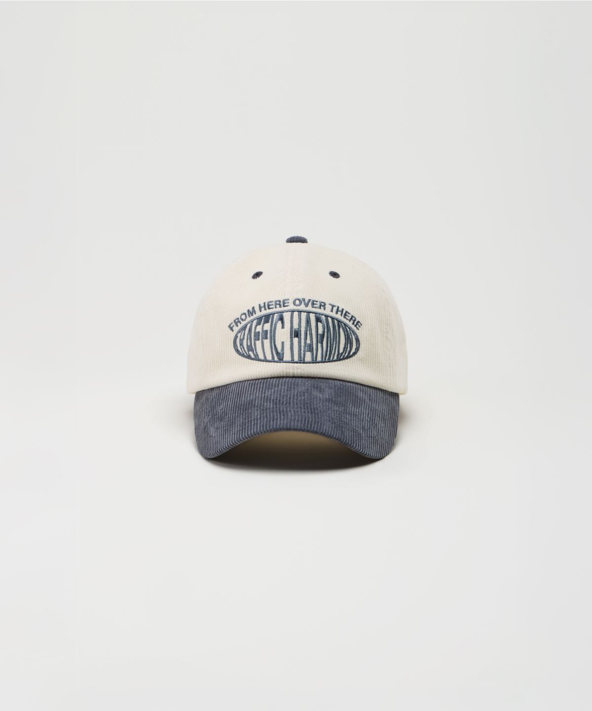 트래픽하모니(TRAFFIC HARMONY) CORDUROY ROUND LOGO DEEP-FIT BALLCAP_GREY