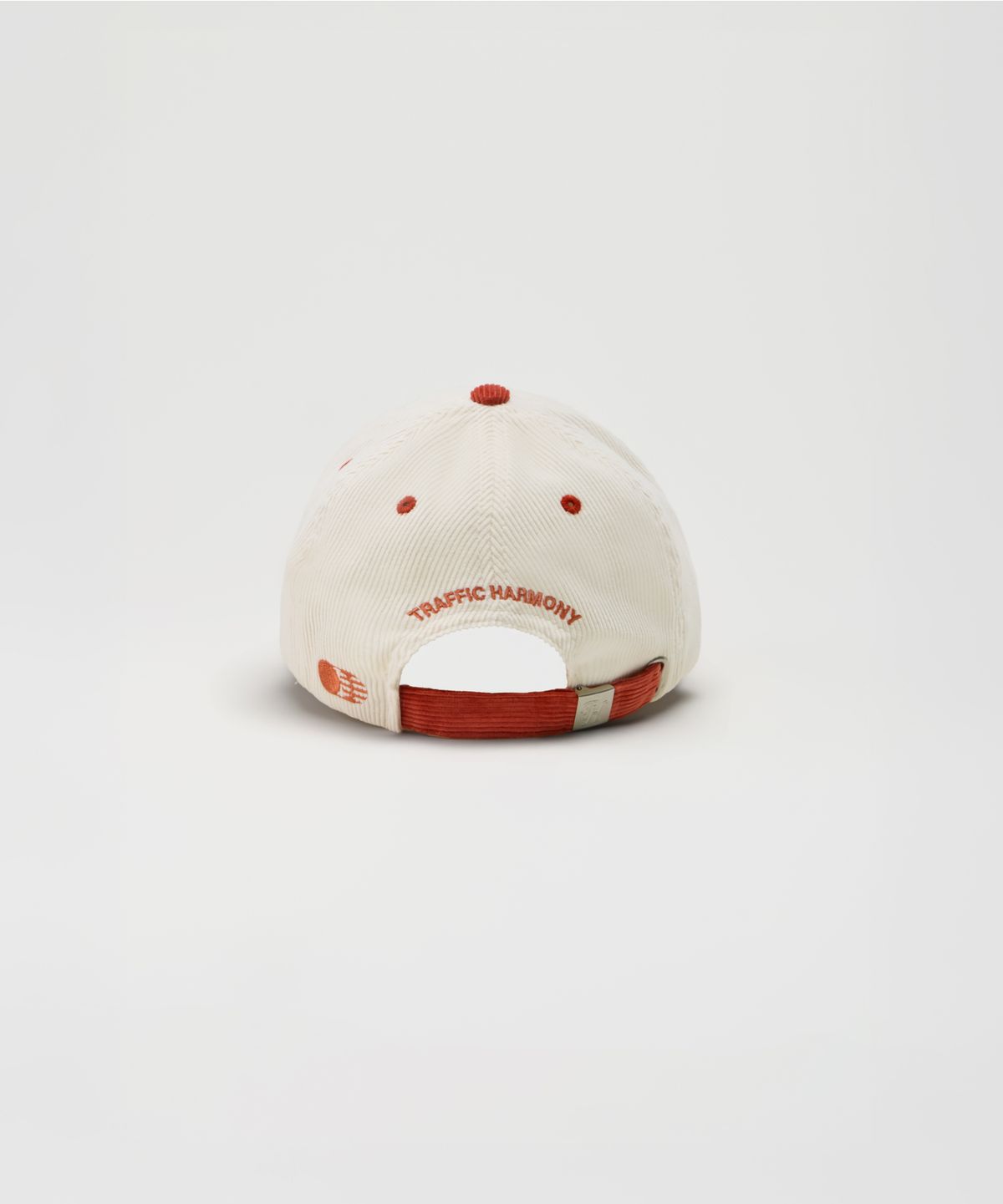 트래픽하모니(TRAFFIC HARMONY) CORDUROY ROUND LOGO DEEP-FIT BALLCAP_ORANGE