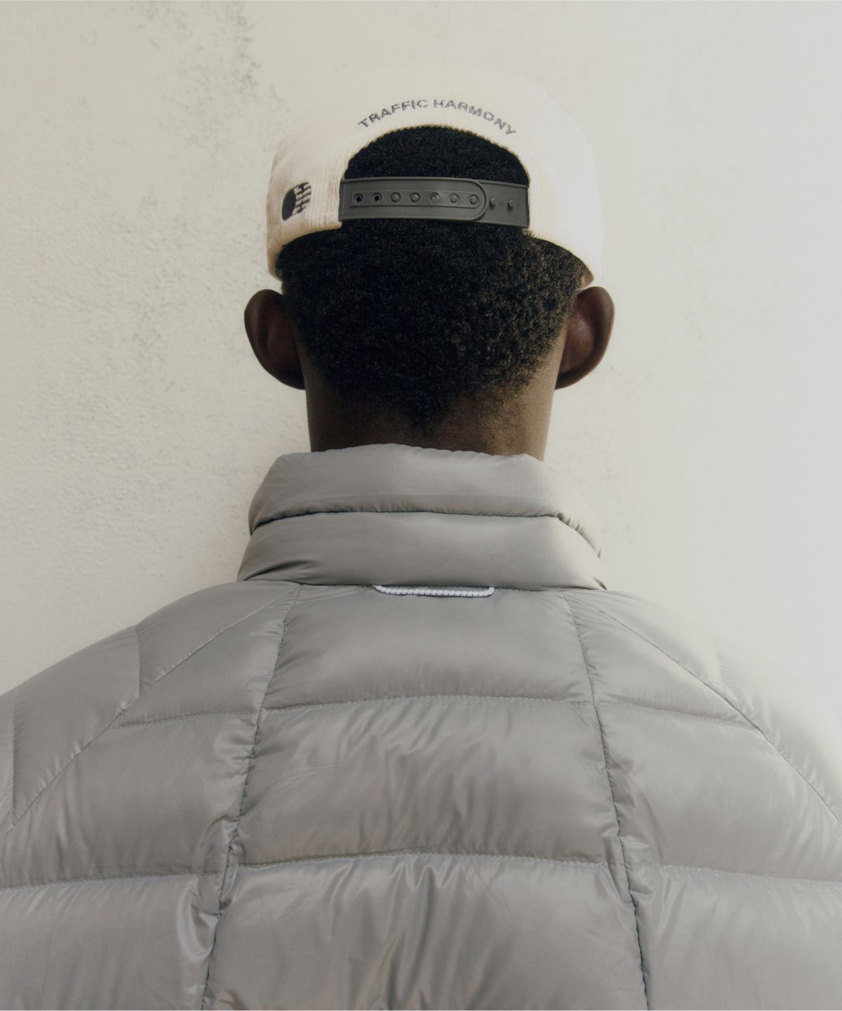 트래픽하모니(TRAFFIC HARMONY) CORDUROY ROUND LOGO DEEP-FIT 5-PANEL CAP_GREY