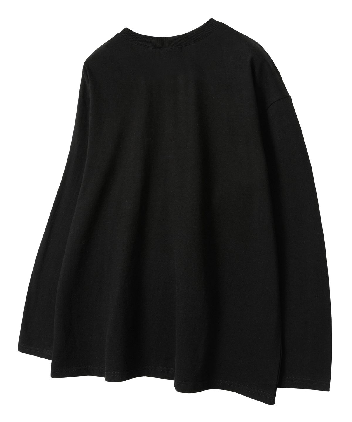 유니온가먼츠(UNION GARMENTS) 밀리메리아로고 루즈핏 긴팔 티셔츠 블랙 [베이직or시보리]