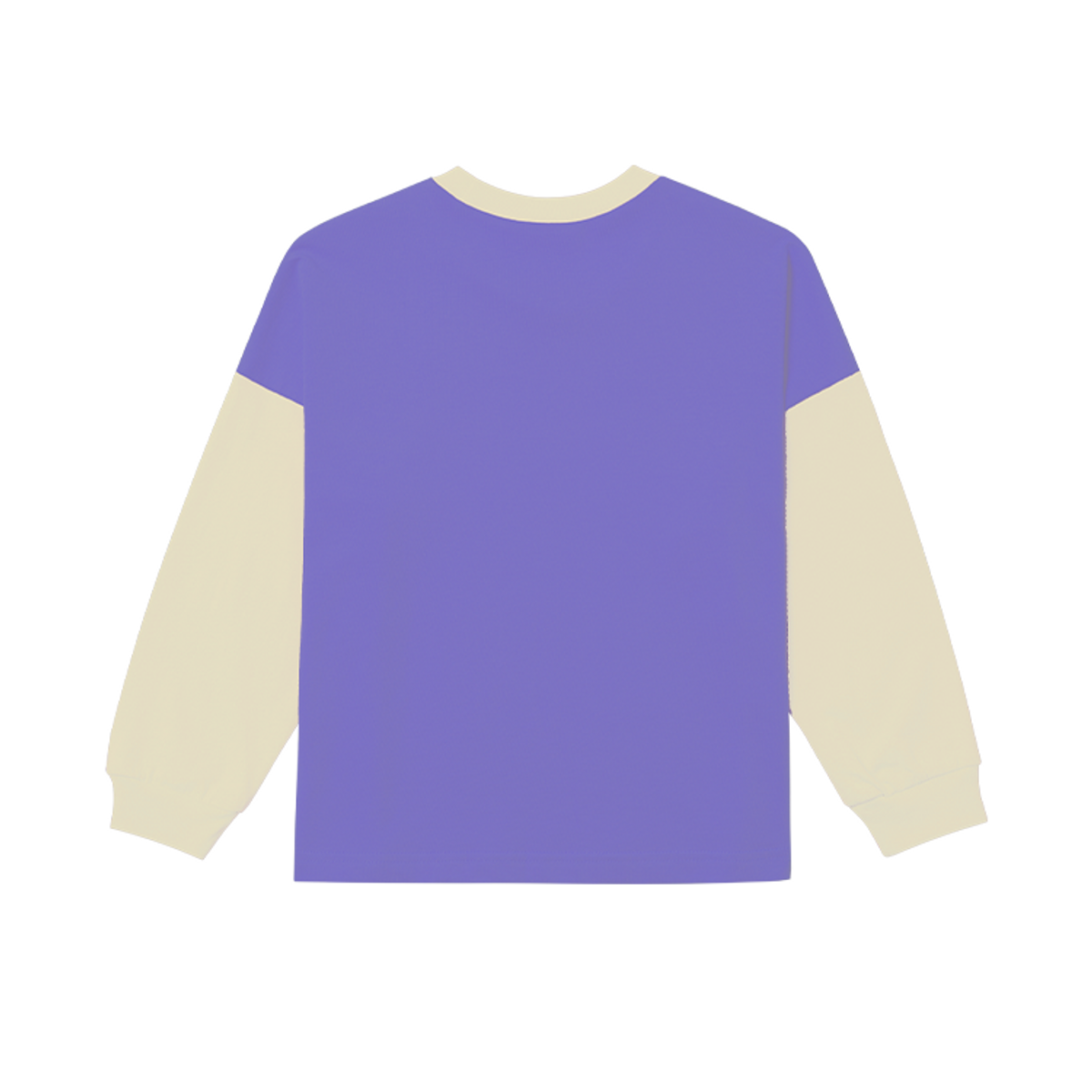 라메종드도도(LA MAISON DE DODO) DODO BASIC Oversized T Shirt (Lavender/Lemon Yellow)_긴팔티셔츠