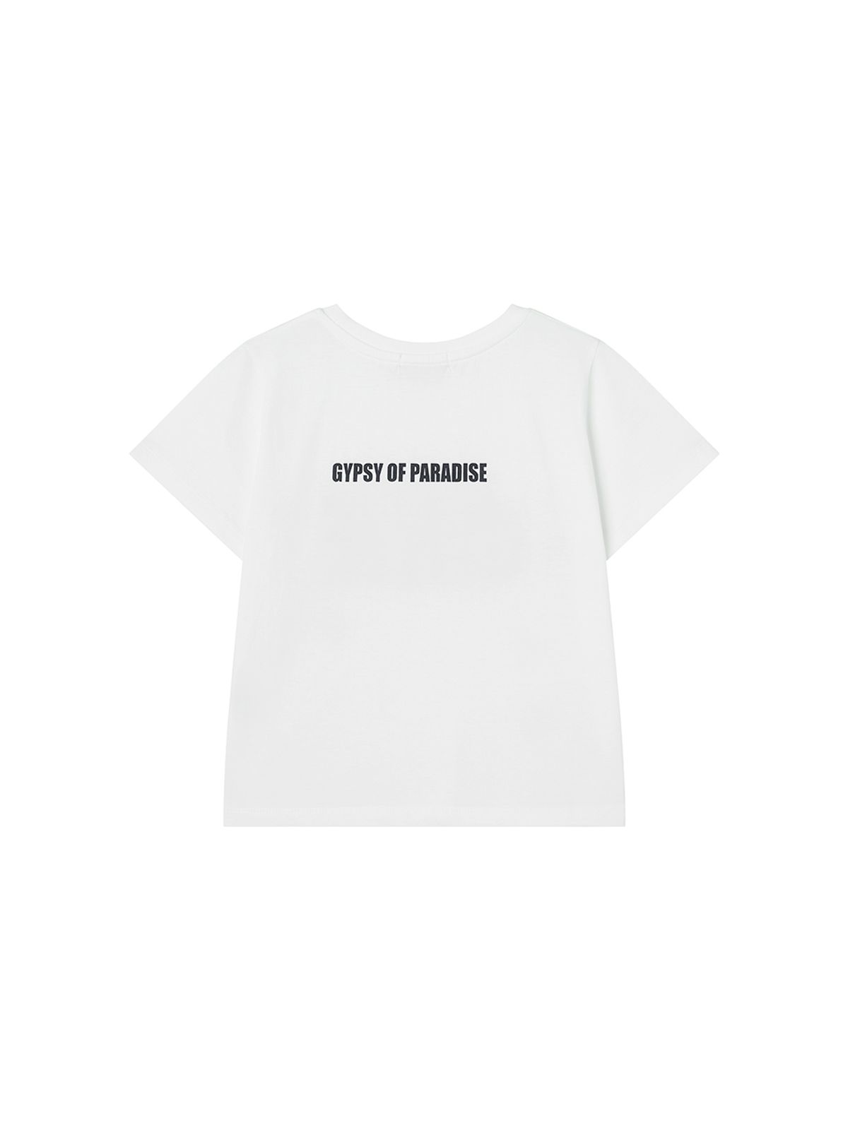에즈이프 캘리(ASIF CALIE) STICKER BOMB CALIE CROP T-SHIRT WHITE