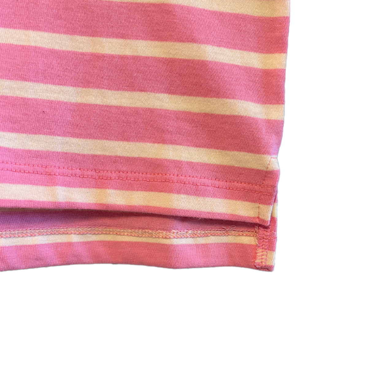 라메종드도도(LA MAISON DE DODO) DODO BASIC Oversized Stripe T Shirt (Pink/Yellow)_긴팔티셔츠
