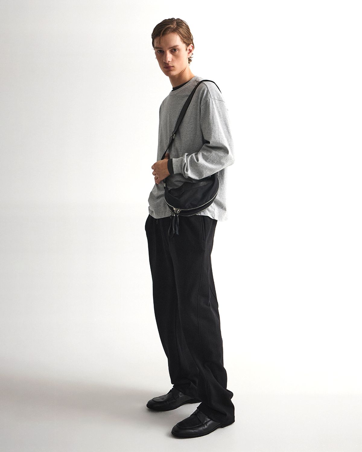 언어펙티드 에센셜(UNAFFECTED ESSENTIAL) EASY COMFORT LONG SLEEVES / GREY MELANGE