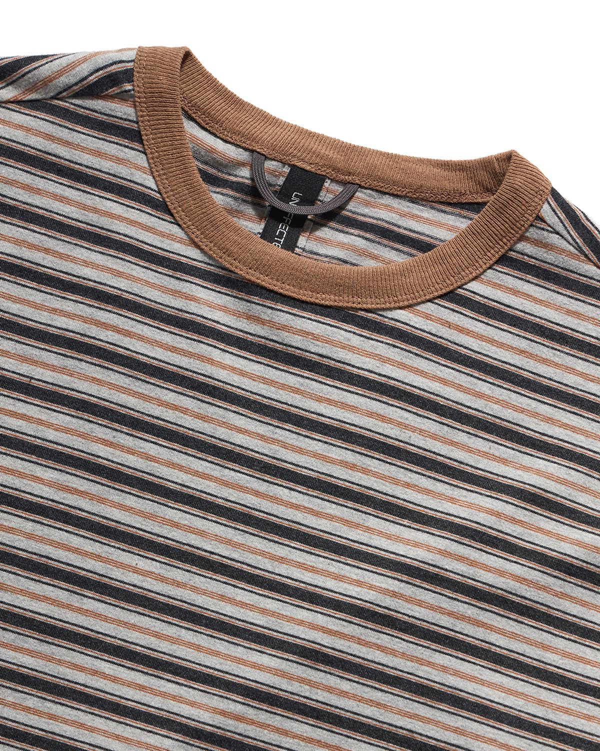 언어펙티드 에센셜(UNAFFECTED ESSENTIAL) CROPPED BORDER LONG SLEEVES / CAMEL&BLACK