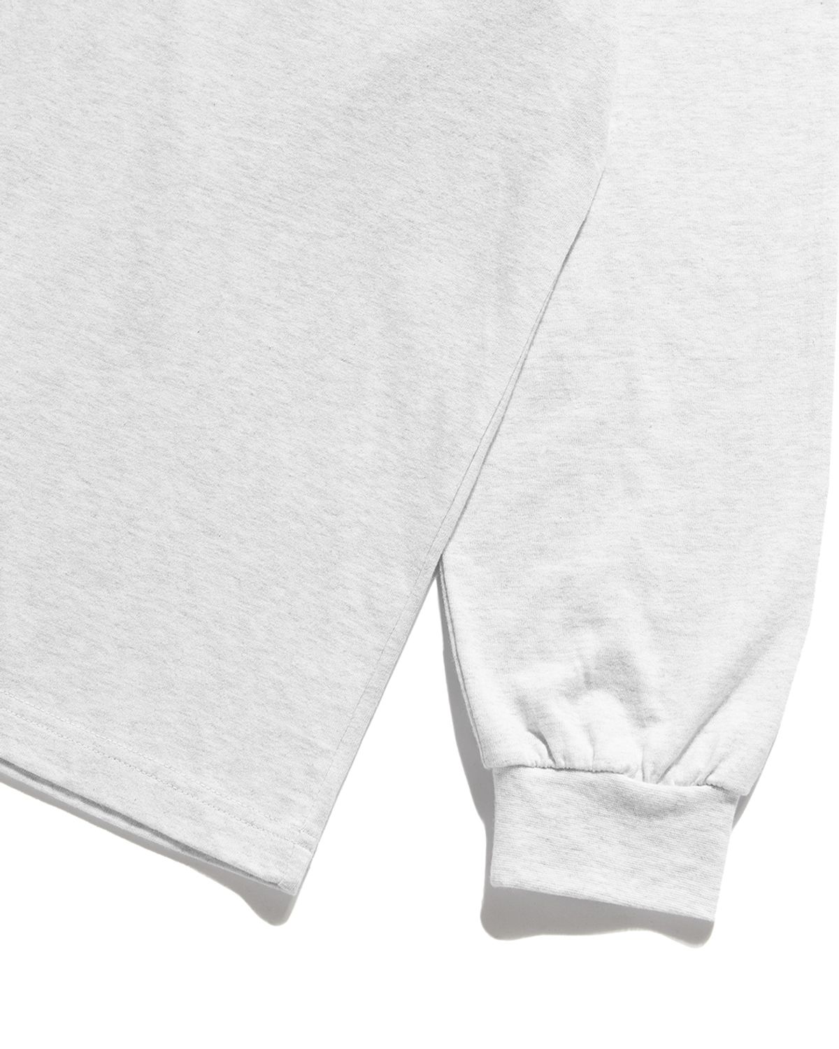 언어펙티드 에센셜(UNAFFECTED ESSENTIAL) RINGER LONG SLEEVES / L.GREY MELANGE