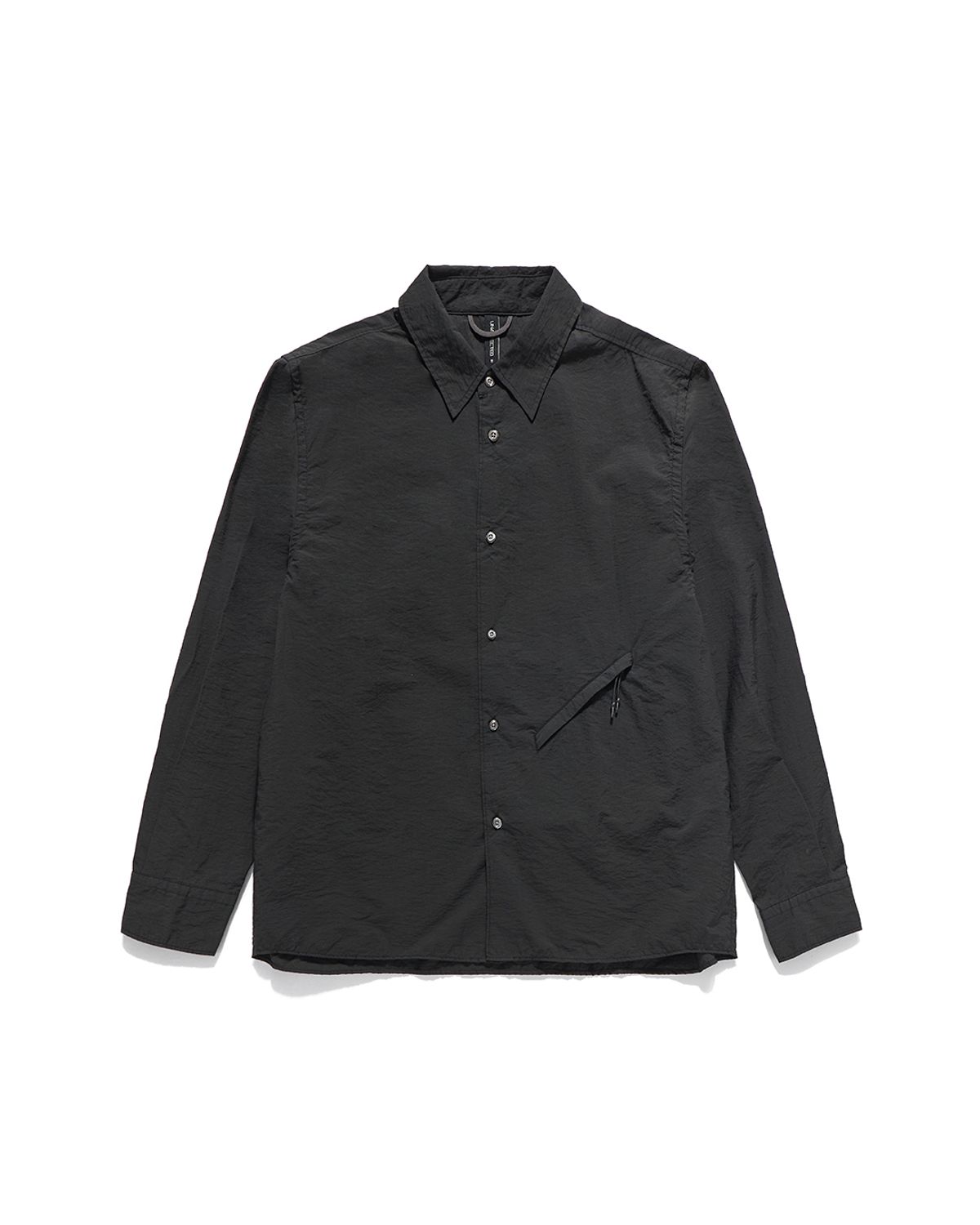 언어펙티드 에센셜(UNAFFECTED ESSENTIAL) ZIP POCKET SHIRT / BLACK