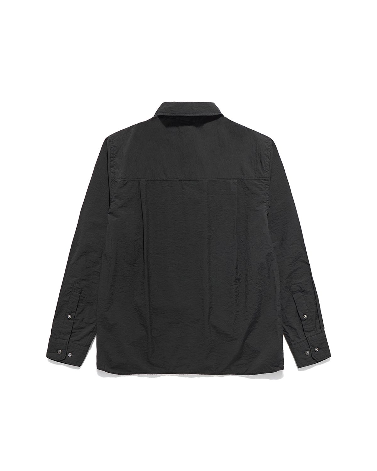 언어펙티드 에센셜(UNAFFECTED ESSENTIAL) ZIP POCKET SHIRT / BLACK
