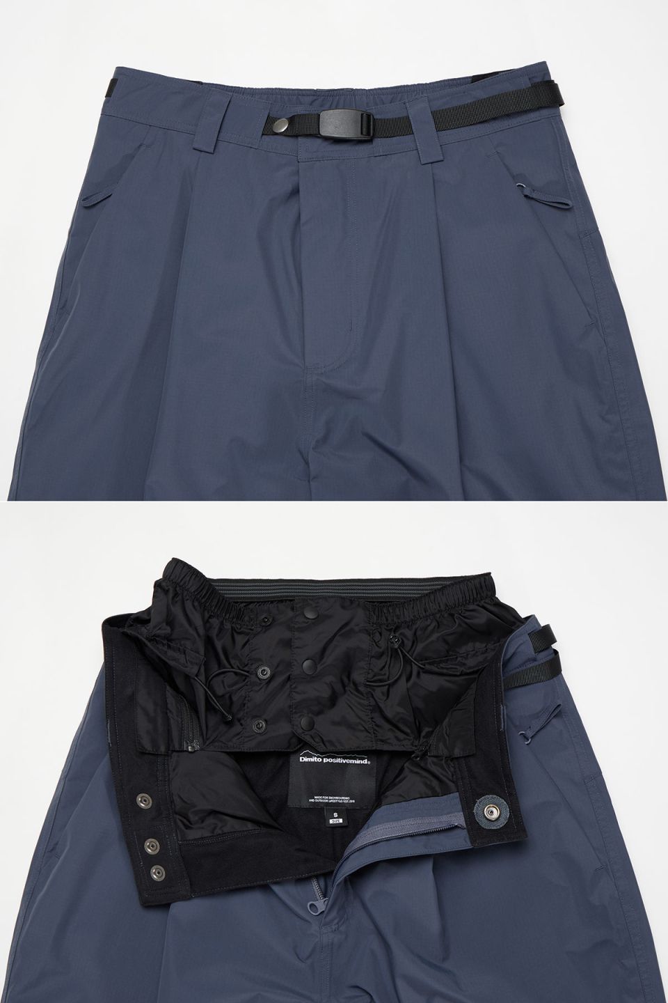 MUSINSA | DIMITO BASIC WIDE PANTS (WIDE FIT LV.2) BLUE NIGHT