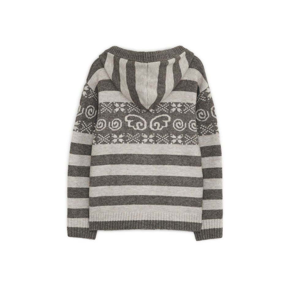 トップス HUG YOUR SKIN Angel wing pom-pom hooded MUSINSA | HUG YOUR SKIN Angel wing hooded pom-pom cardigan (Brown)