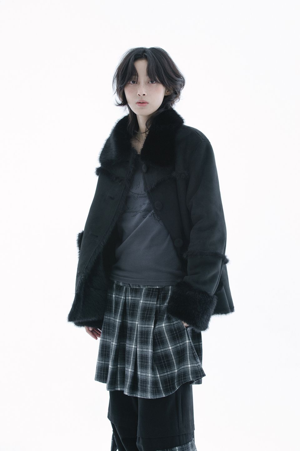 MUSINSA公式 | HUG YOUR SKIN シェアリングムスタングジャケット