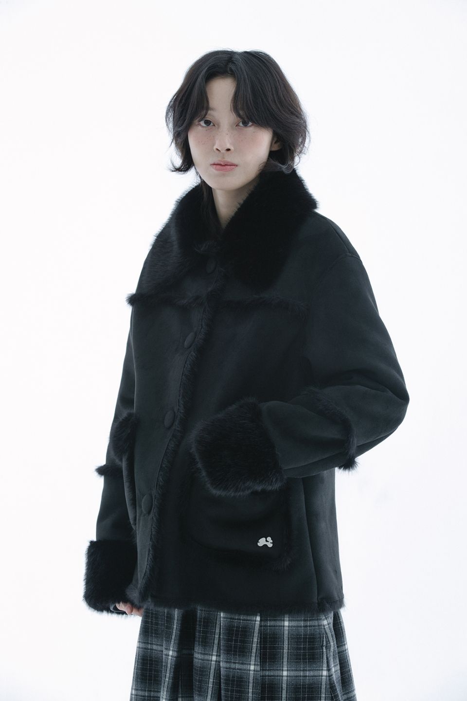 MUSINSA公式 | HUG YOUR SKIN シェアリングムスタングジャケット