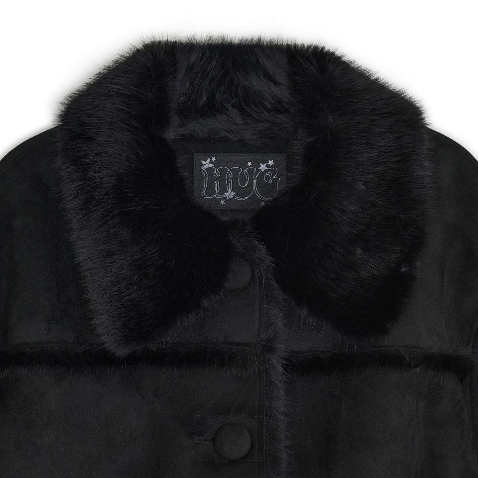 ハグユアースキン ジャケット Shearling Mustang 黒 MUSINSA公式 | HUG YOUR SKIN シェアリングムスタングジャケット