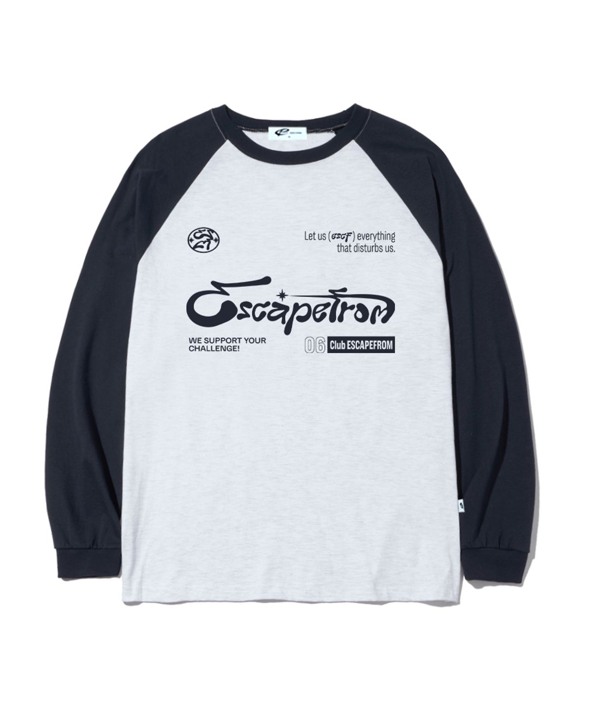 이스케이프프롬(ESCAPEFROM) 챌린지 심볼 프린트 롱슬리브 [4color]