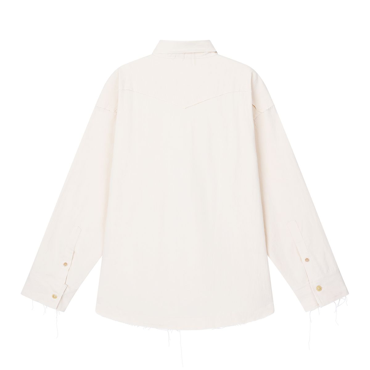 노쿨러스(NOSCOULEURS) UL COTTON SHIRTS 01 CREAM