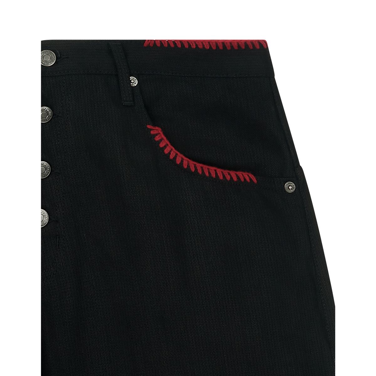 노쿨러스(NOSCOULEURS) UL DENIM PANTS 01 BLACK