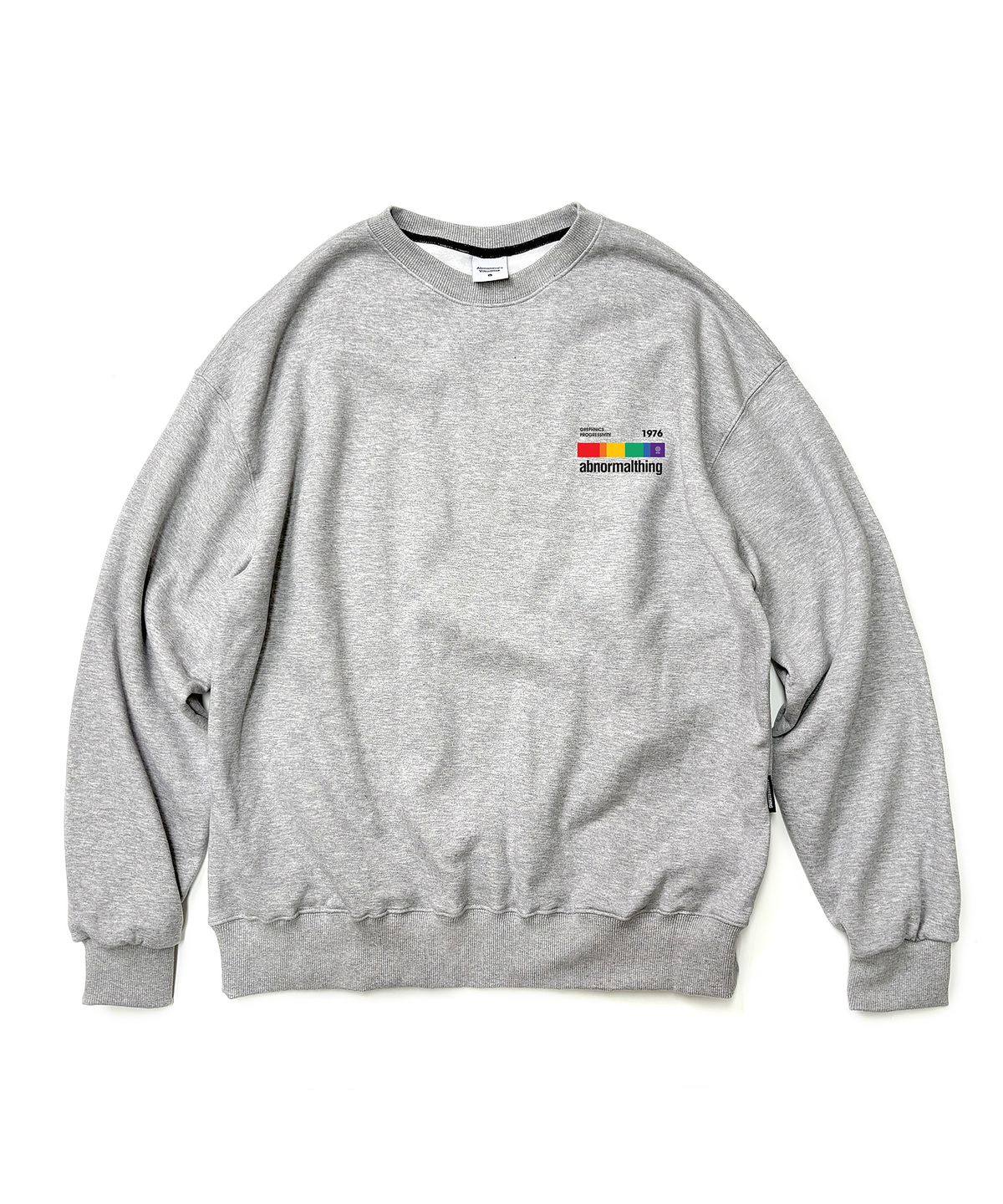 앱놀머씽(ABNORMALTHING) RB 루즈핏 크루넥 블랙 (RB CREWNECK BLACK)