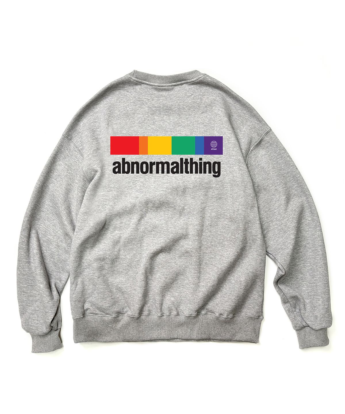 앱놀머씽(ABNORMALTHING) RB 루즈핏 크루넥 블랙 (RB CREWNECK BLACK)