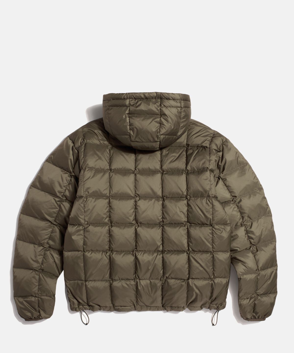 에스피오나지(ESPIONAGE) Hooded Light Down Jacket Taupe