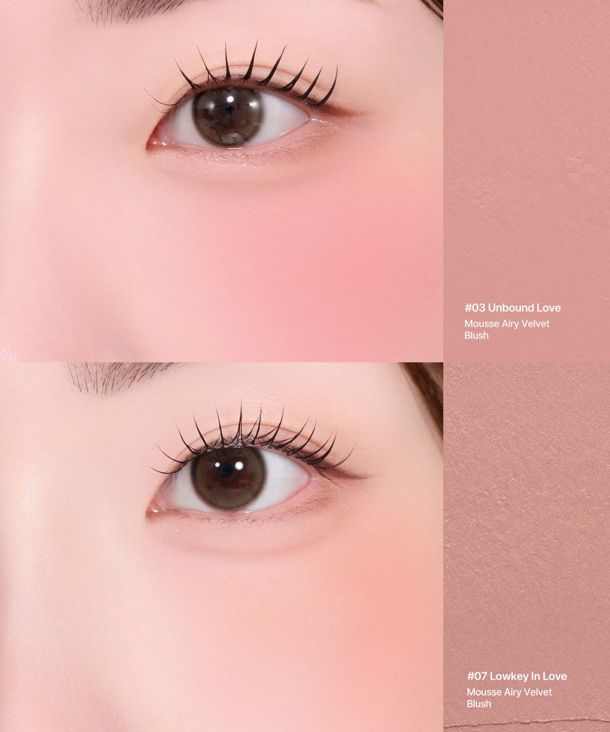 오헤이오(OHAYOH) [2pack] 무스 에어리 벨벳 블러쉬 - 8 colors