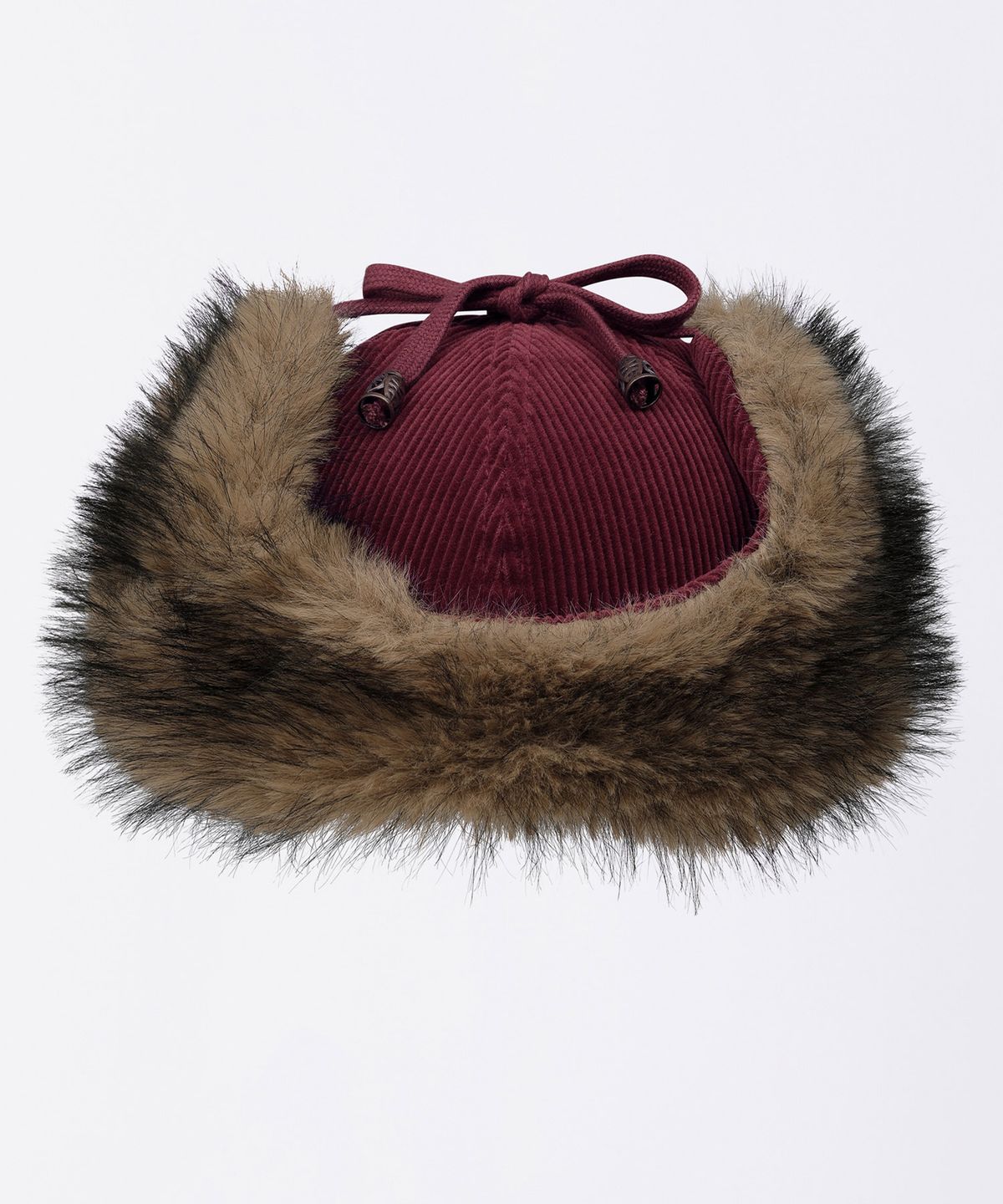 스컬프터(SCULPTOR) Nordic Corduroy Earflap Cap Burgundy